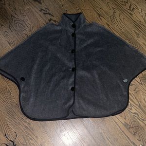 Grey cape,  it is warm and cozy